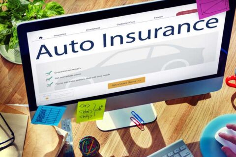 auto insurance written in a computer