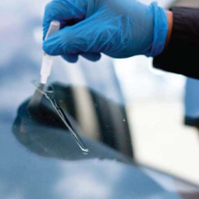 filling crack on windshield