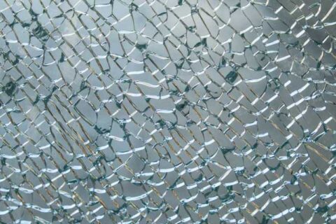 glass shattered